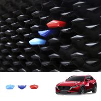 3Pcs Car Front Grille Trim Strip Cover Bumper Stripes Cover Stickers for Mazda CX-30 CX30 2022+