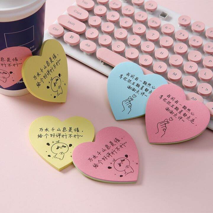 1pc-40-sheets-pc-blank-notepad-heart-shaped-memo-pad-sticky-note-stationery-note-pad-kawaii-memo-pad