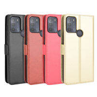 เคส G50แบบกระเป๋าสตางค์สำหรับ Motorola,เคสปกหนังอัจฉริยะพับได้ป้องกัน360องศากันกระแทกกันการสูญหาย Capa สำหรับ Motorola G50