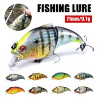 New Product 71Mm/9.7G Fishing Woler 2-Segmented Fishing Lure Artificial Hard Bait Floating Lure With Hook Carp Saltwater Fishing Tackle