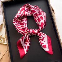 ▼◆  Leopard Silk Satin Hair Women Scarf Fashoin Print Small Hand Wrist Foulard Summer Female Neck Tie Bandana Kerchief Echarpe New