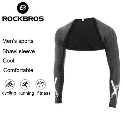 ROCKBROS Driving Cycling Summer Cool Ice Silk Sunscreen Anti-UV Arm Sleeves Men Sleeve Shawl Sleeve