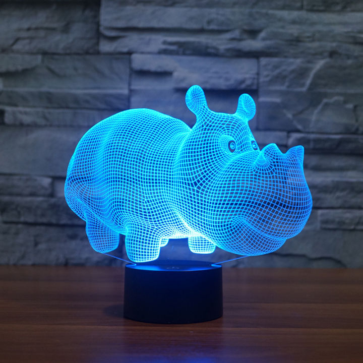 nighdn-hippo-led-night-light-สำหรับเด็ก3d-illusion-lamp-room-decor-7สีเปลี่ยน-nightlight-ของขวัญเด็ก-boys-girls