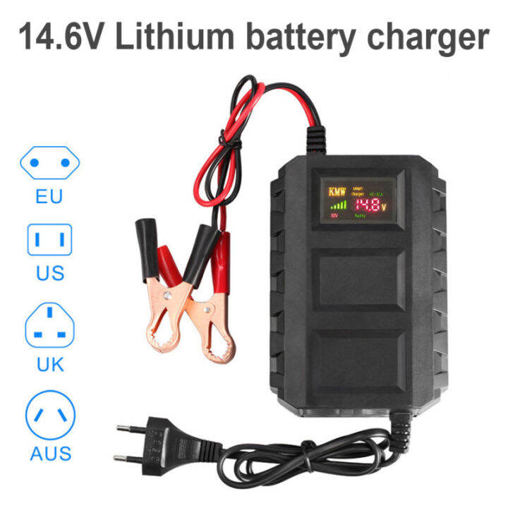 เครื่องชาร์จแบตเตอรี่ลิเธียม12v-14-6v-lifepo4ที่ชาร์จแบตเตอรี่ลิเธียมเหล็กฟอสเฟต12-8v-ชาร์จ20-100ah