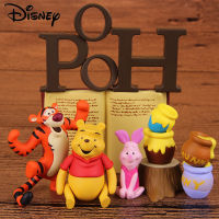 Anime Action Figure Collection Model Cartoon Winnie Pooh Tiger Piglet Diy Decoration Toys For Childrens
