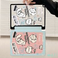 เคสแท็บเล็ตอะคริลิค ลายหัวแมวน่ารัก พร้อมช่องใส่ปากกา สําหรับ iPad Air4 10.9 2022 gen10 gen9 gen8 gen7 10.2 9.7 5 6th Mini 4 5 6 Air 4 10.9 2021