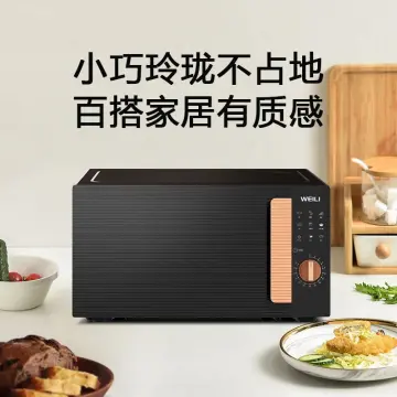 Mini Oven Countertop Bake Oven Baking Accessory 12L Mini Oven 600W Countertop Multifunction Baking Oven Cute Pattern for Home Kitchen AU Plug