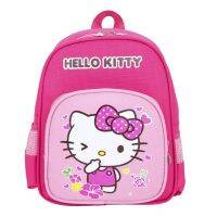 [chn1]Hello Kitty กระเป๋านักเรียนพิมพ์ลายการ์ตูนสำหรับเด็ก,น้ำหนักเบาถุงลมนิรภัยน่ารักเด็กผู้หญิงกระเป๋าสะพายเด็กอายุ3-5ปี