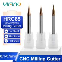 【DT】hot！ YIFINO Milling Cutter Alloy Tungsten Cnc Maching Small Diameter Endmill Top Face Machine T