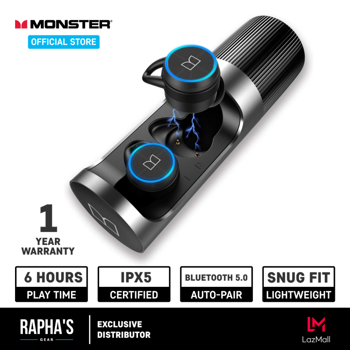 MONSTER Clarity 101 Airlinks Bluetooth Wireless (Black) Rapha