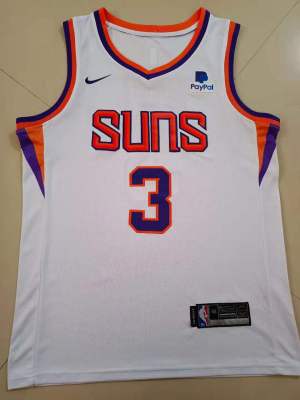 Ready Stock 22/23 Top Quality Mens 3 Chris Paul Phoenix Suns Basketball Swingman Jersey - White