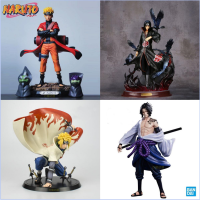 Bandai นารูโตะของตกแต่งทำมือ Sasuke Kakashi Itachi Xiao Organization GK ภาพเคลื่อนไหวอุปกรณ์ต่อพ่วงตุ๊กตาโมเดลของขวัญคอลเลกชัน