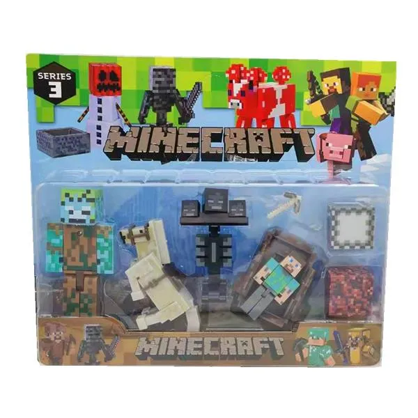 Minecraft Toy Doll Building Block Doll Minecraft Peripheral Figure Nine ...