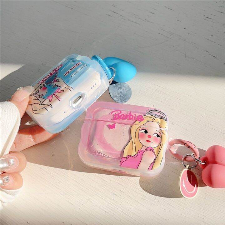 เคสหูฟังบลูทูธไร้สาย-จี้รูปมงกุฎบาร์บี้-เจ้าหญิง-สําหรับ-airpods-1-2nd-3-pro2-airpodspro-generation