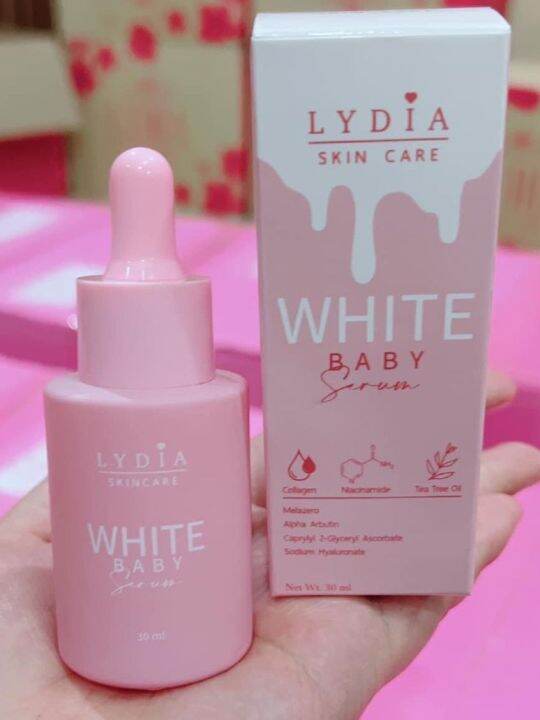 ลิเดีย-สกิน-แคร์-ไวท์-เบบี้-เซรั่ม-lydia-skin-care-white-baby-serum-เซรั่มหน้าเด็ก-ปริมาณ-30-มล