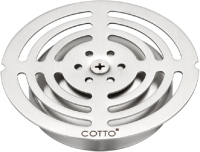 COTTO ชุดฝาครอบกันกลิ่นสเตนเลส Ø 10 ซม. รุ่น Z908 FLOOR DRAIN COVER SET.