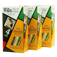 Paon Hair Color เปลี่ยนสีผม พาออน เซเว่น เอท Color 4 สีน้ำตาลธรรมชาติ (แพ็ค3กล่อง)

450