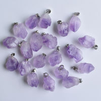 New jewelry hot selling Natural stone amethysts Irregular shape pendants for jewelry making 24pcslot wholesale free shipping