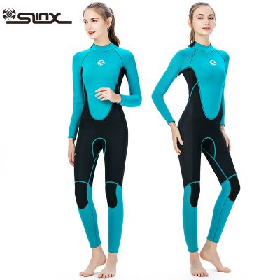 slinx wetsuits ชุดดําน้ําสําหรับผู้หญิง 3 มม.