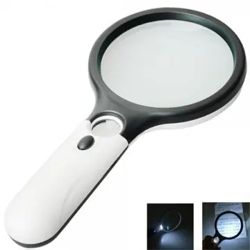 Magnifying Glass Reading Magnify 2x Magnifier Handheld Lens Jewelry Loupe Loop