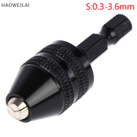 [HAOWEILAI] 1/4 HEX Shank keyless Drill Chuck เปลี่ยนอะแดปเตอร์แปลงสว่านด่วน