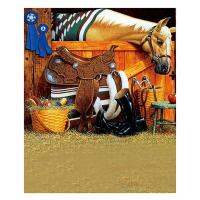 K4154 Party Decor Photo Background Photography Horseback Riding Stables Backdrops