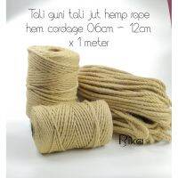 Tali i tali jut rope hem cordage 0.1cm ~ 1.2cm x 1 meter