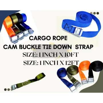 Cam Buckle Tie Downs - Tie Down, Occy Straps, Ropes & Nets