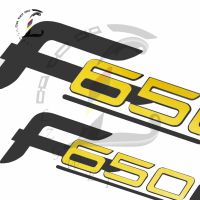 “：{—— Motorcycle Dirt Bike Sticker Emblems For BMW F650GS F650 GS F650 Fuel Tank Sticker Decoration