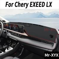 สำหรับ Chery EXEED LX แผงหน้าปัดรถยนต์แผ่นม่านบังแดดผ้าคลุมแผงหน้าปัดเสื่อพรมเสื่อกันอันตรายอุปกรณ์เสริม UV