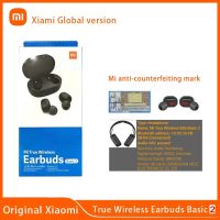 ทุกรุ่นดั้งเดิม Xiaomi Redmi AirDots 2หูฟังบลูทูธ Mi หูฟังไร้สาย Basic 2พร้อมไมโครโฟนสายเชื่อมต่ออัตโนมัติ Vsmk