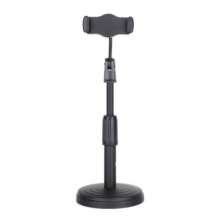 mobile-phone-holder-stand-360-rotate-for-desktop-time-live-streaming-high-angle-video-for