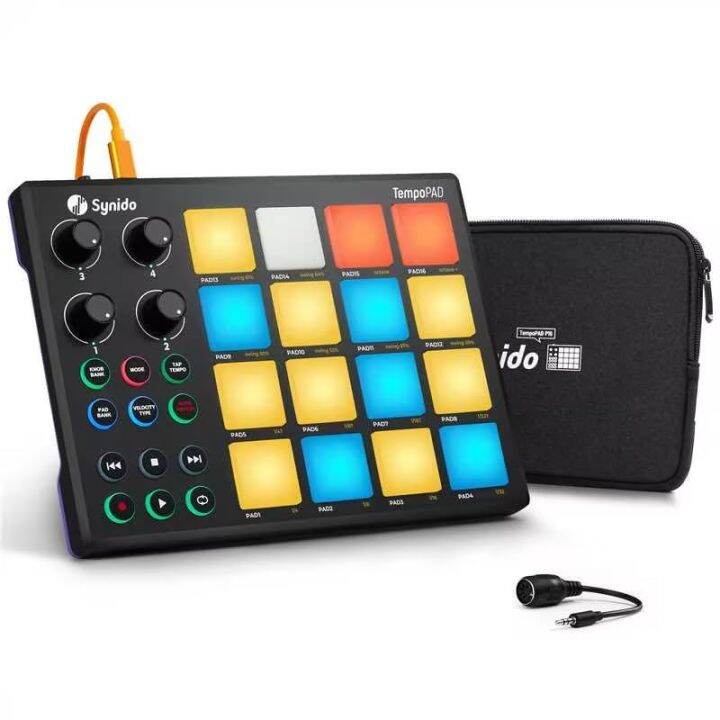 Synido TempoPAD USB MIDI Controller Beat Maker Machine for Music