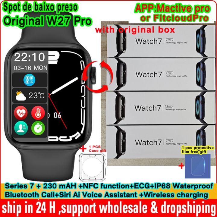 zzooi-original-iwo-w27-pro-smart-watch-nfc-function-siri-45mm-series-7-wireless-charger-ecg-bluetooth-call-ip68-waterproof-smartwatch