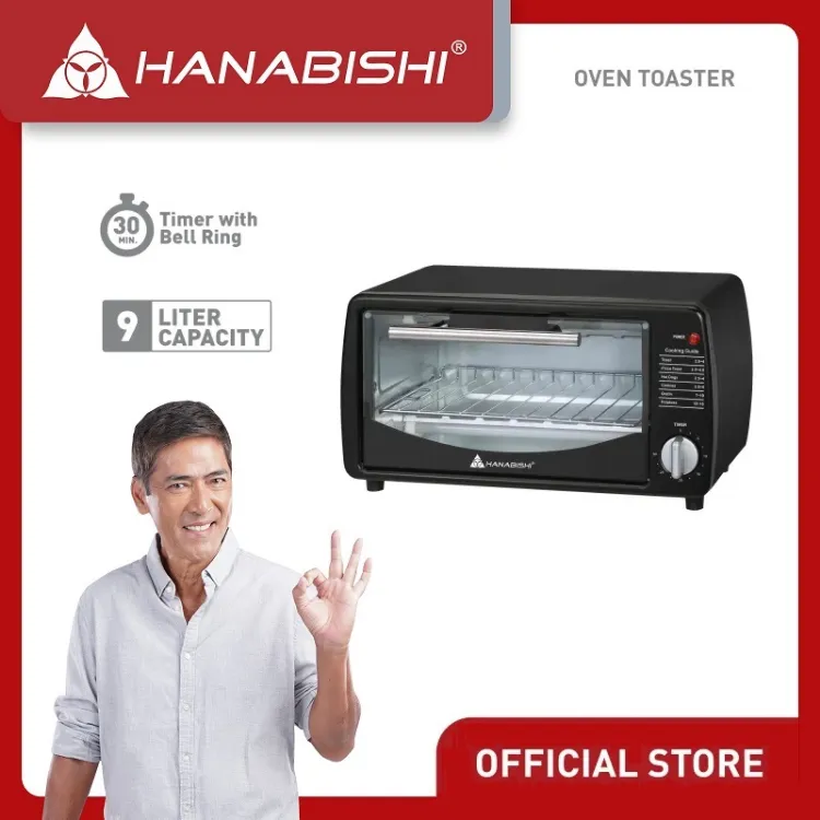 hanabishi oven toaster 9l