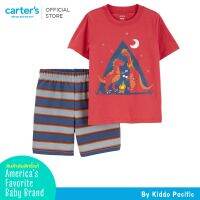 CarterS Short Sleeve+Pants 2Pc Red-Dino L8 คาร์เตอร์เสื้อผ้าชุดเซทเสื้อพร้อมกางเกงขาสั้น