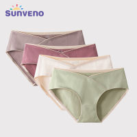 Sunveno 4pcslot Maternity Panties Underwear Clothes for Pregnant Women Clothes - Seamless Low Waist ,Cotton