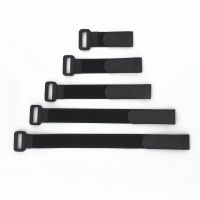 10PCS 2.5cm Width Nylon Reverse Buckle Cable Ties Fastener Tape Self Aadhesive Hook Loop Strap Sticky Buckle Belt