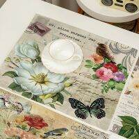 【CW】 Placemat Shabby  Decoupage Stamperia Table Coaster Bowl