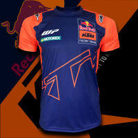 เสื้อยืดคอกลม MotoGP ทีม KTM Factory Racing เสื้อยืดโมโตจีพี เคทีเอ็ม แฟคทอรี่ เรสซิ่ง #MG0082 พิมพ์ทั้งตัว ไซส์ S-5XL