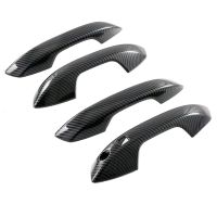 Carbon Fiber Outer Door Handle Cover Trim for Atto 3 2022 2023 RHD Exterior Accessories 4PCS