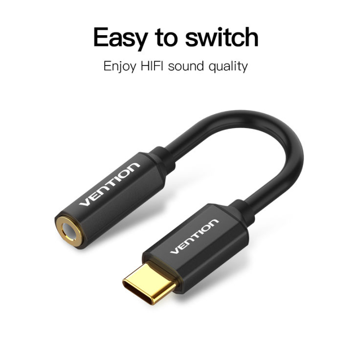 vention-usb-c-to-3-5mm-audio-adapter-cable-สายแปลง-usb-c-เป็น-3-5มม-ตัวเมียสำหรับเสียบหูหัง-รองรับเฉพาะโทรศัพท์บางรุ่น-โปรดตรวจสอบรุ่นก่อนสั่งซื้อ