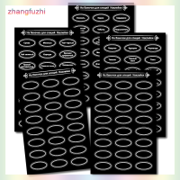 zhangfuzhi 120pcs Spice/herb Storage Jar Sticker cans decals ฉลากกาวด้วยตนเอง