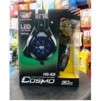 หูฟัง มีไฟ LED MD Tech HS-101 สีดำ