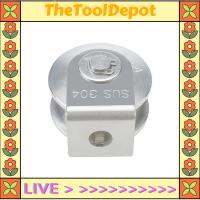 ลูกรอกล้อ TheToolDepot ล้อติดตาม304โลหะที่ไม่มีสนิมหนักล้อเลื่อนล้อล้อประตูเลื่อนถอดได้ดูเพล็กซ์