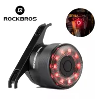 ROCKBROS Colorful Bike Taillight Waterproof USB Rechargeable LED Bicycle Rear Light With Two Mount Bike Accessories