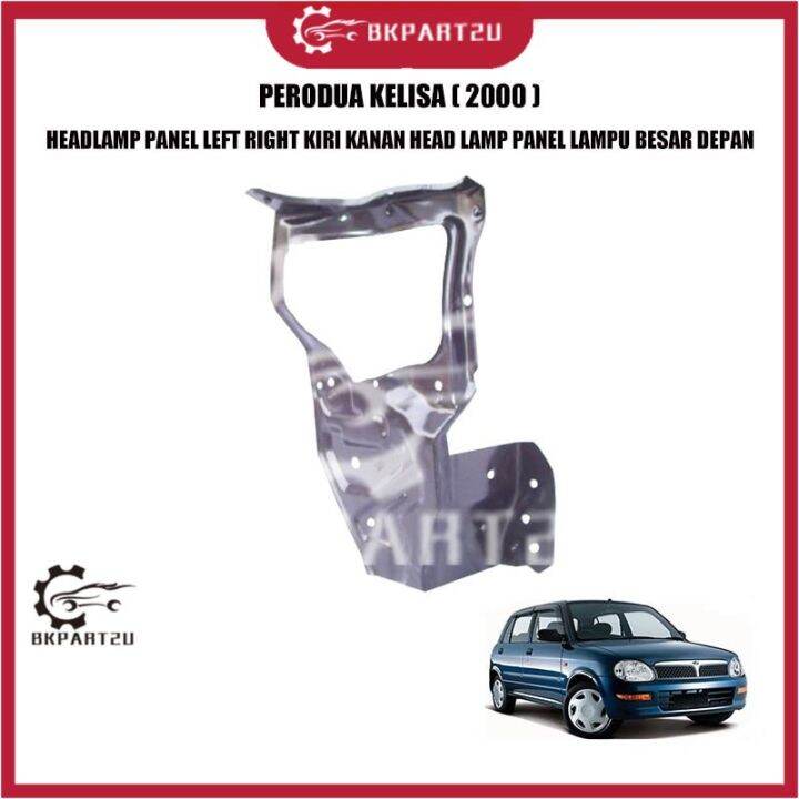 Perodua Kelisa Headlamp Panel Left Right Kiri Kanan Head Lamp Panel Lampu Besar Depan