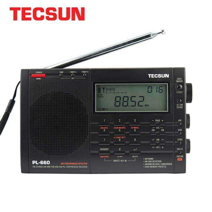 TECSUN PL 660 Radio PLL SSB VHF AIR Band Radio Receiver FM MW SW LW