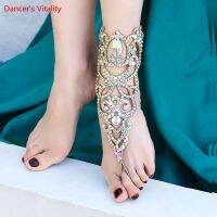 【YD】 belly dance foot ring for women dancing stage performance competition decoration