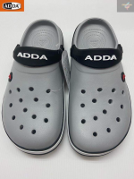 ADDA รองเท้าแตะลำลองแบบสวมหัวโตรุ่น 55U01-M1 สีเทา SIZE 7-10